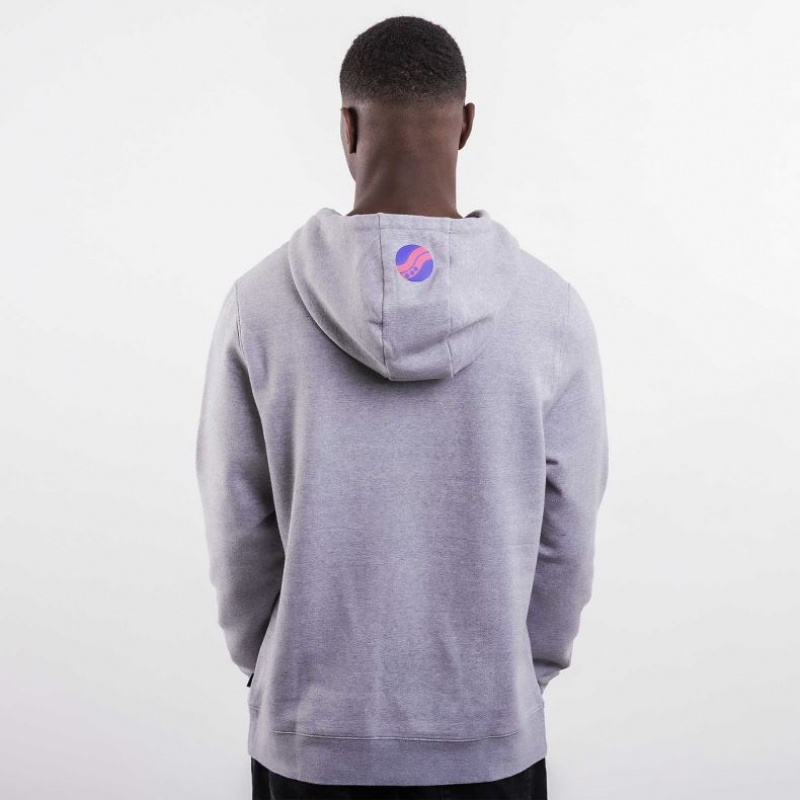 Light Grey Men's Saucony X Frank Cooke Rested Hoodie | MALAYSIA-EWYJ