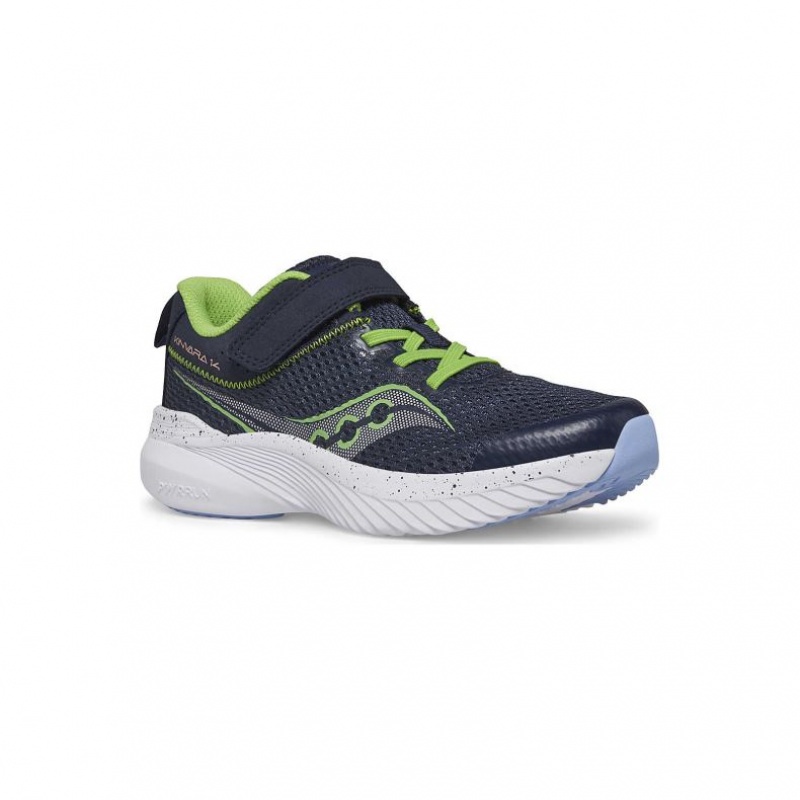 Navy Big Kids' Saucony Kinvara 14 A/C Sneakers | MALAYSIA-BKGY