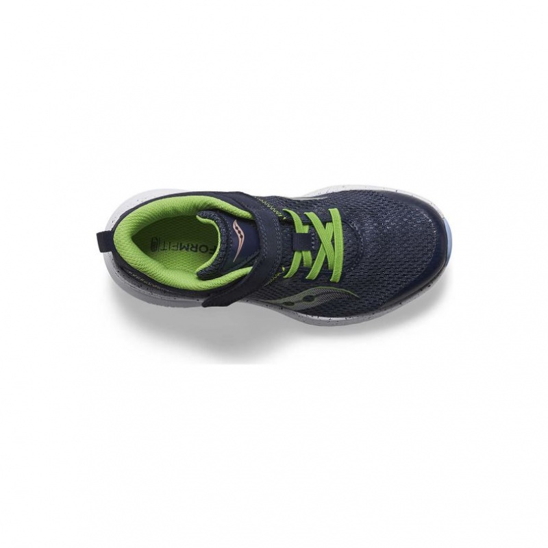 Navy Big Kids' Saucony Kinvara 14 A/C Sneakers | MALAYSIA-BKGY