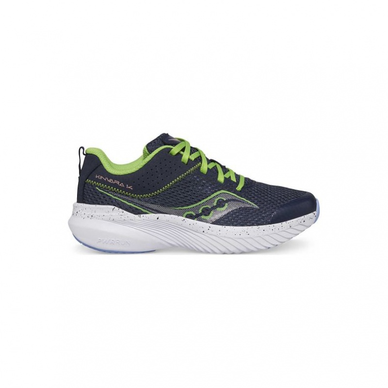 Navy Big Kids\' Saucony Kinvara 14 Sneakers | MALAYSIA-PGNH