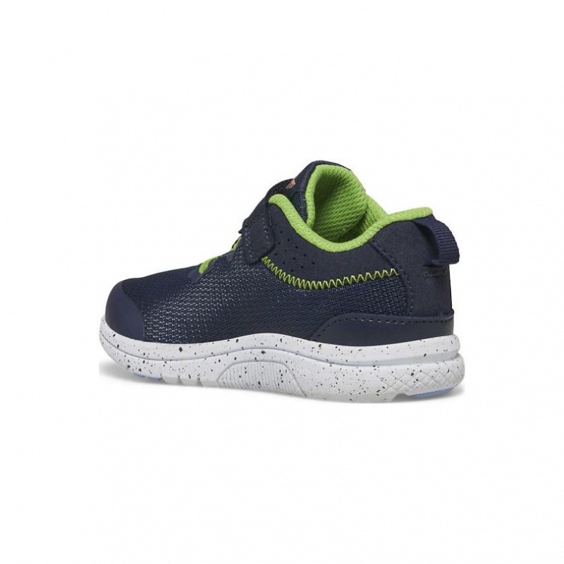 Navy Little Kids' Saucony Kinvara 14 A/C Jr. Sneakers | MALAYSIA-UVEI