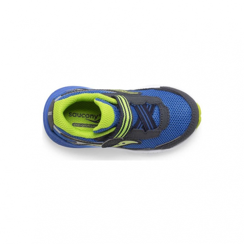 Navy / Green Big Kids' Saucony Ride 10 Jr. Sneakers | MALAYSIA-IWJE