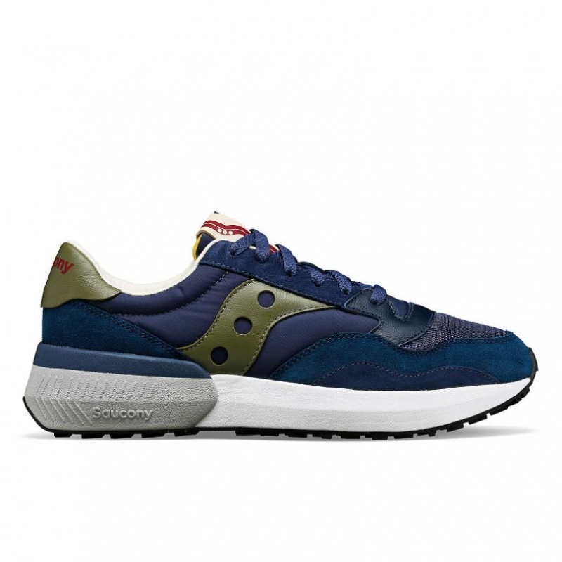 Navy / Green Women\'s Saucony Jazz NXT Sneakers | MALAYSIA-IFLZ