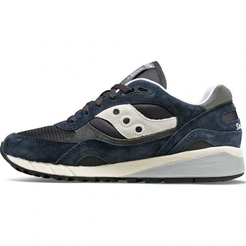 Navy / Grey Women's Saucony Shadow 6000 Sneakers | MALAYSIA-DSMX