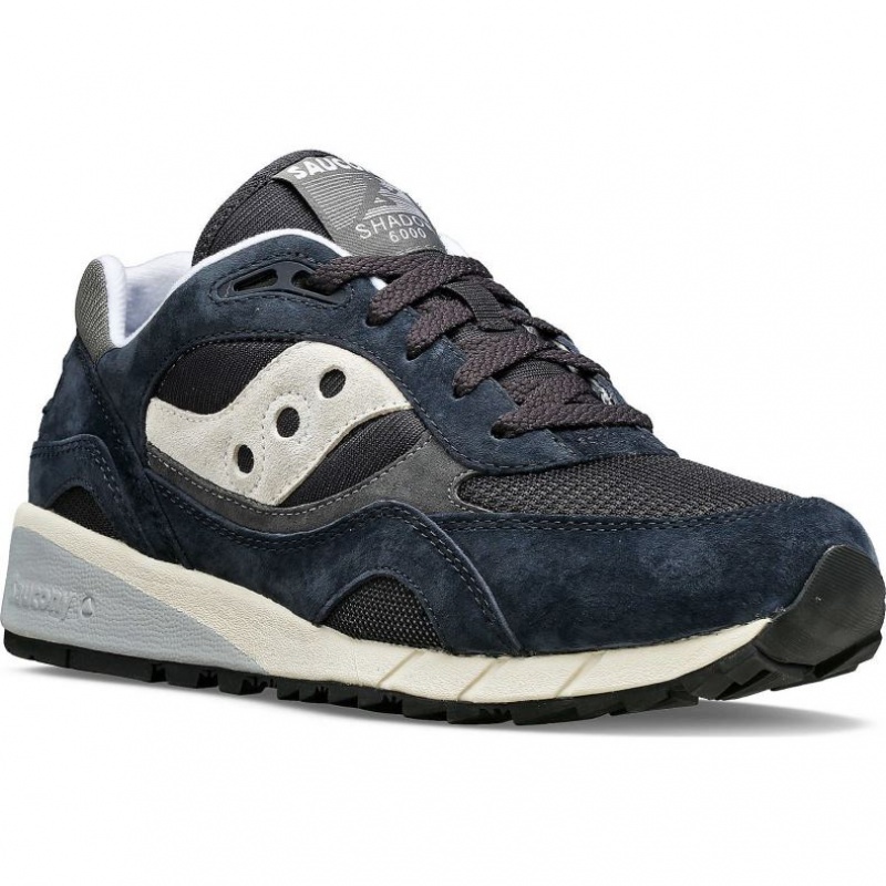 Navy / Grey Women's Saucony Shadow 6000 Sneakers | MALAYSIA-DSMX