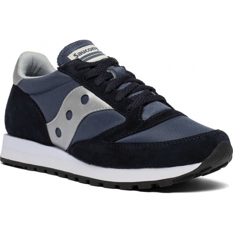 Navy / Silver Men's Saucony Jazz 81 Sneakers | MALAYSIA-YKEM