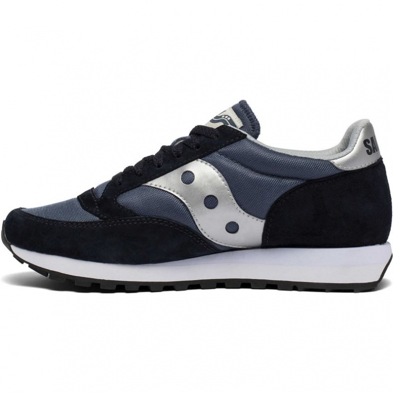 Navy / Silver Men's Saucony Jazz 81 Sneakers | MALAYSIA-YKEM