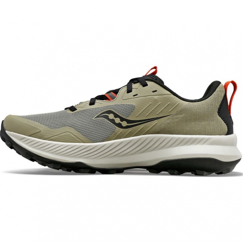 Olive Men's Saucony Blaze TR Trail Running Shoes | MALAYSIA-ZJSL