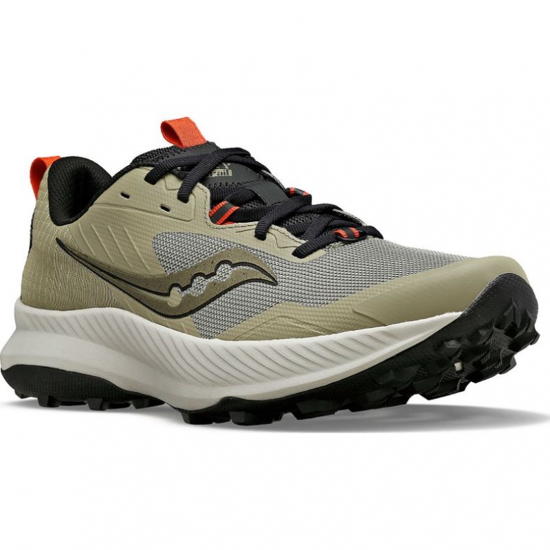 Olive Men's Saucony Blaze TR Trail Running Shoes | MALAYSIA-ZJSL