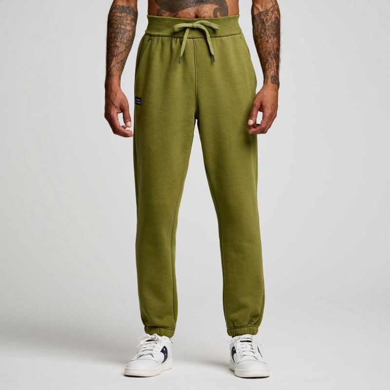 Olive Men's Saucony Recovery Jogger | MALAYSIA-ZQKU