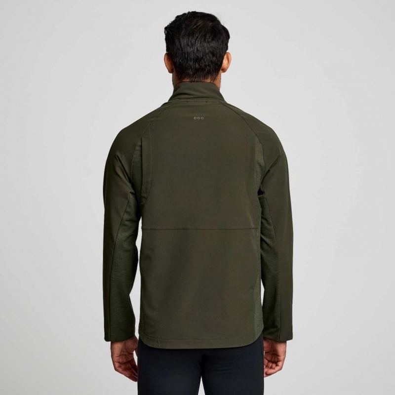 Olive Men's Saucony Triumph Jacket | MALAYSIA-YXRQ