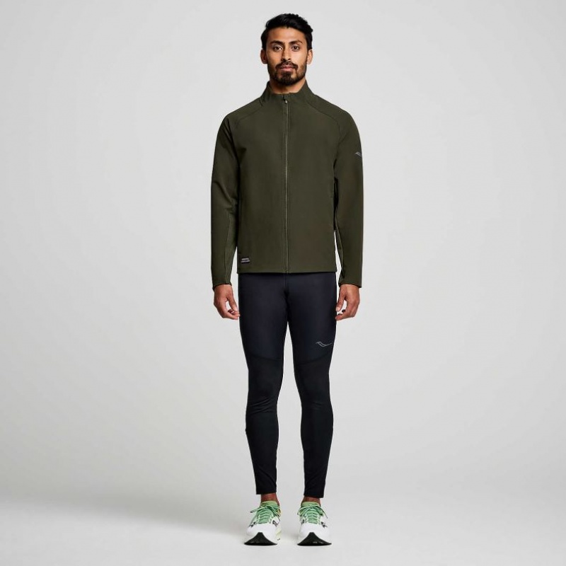 Olive Men's Saucony Triumph Jacket | MALAYSIA-YXRQ