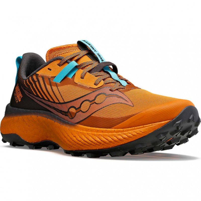 Orange Men's Saucony Endorphin Edge Trail Running Shoes | MALAYSIA-EGTM