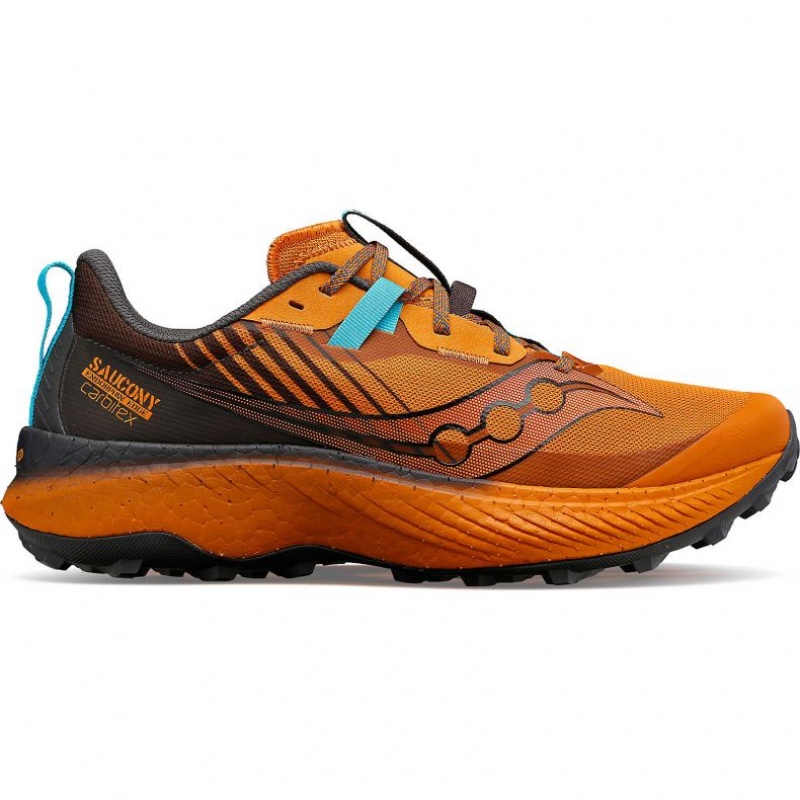 Orange Men\'s Saucony Endorphin Edge Trail Running Shoes | MALAYSIA-EGTM