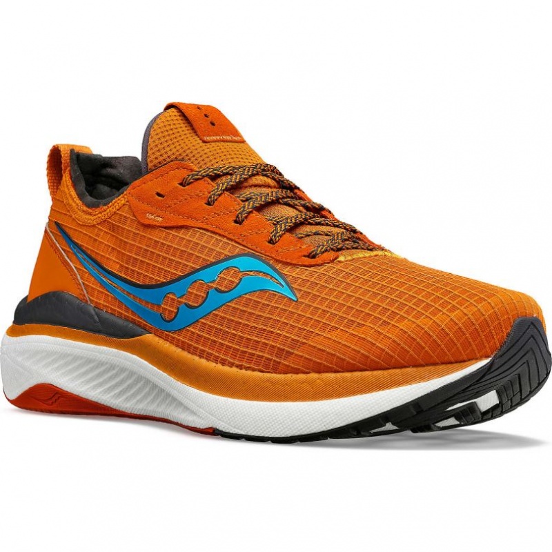 Orange Men's Saucony Freedom Crossport Running Shoes | MALAYSIA-CENW