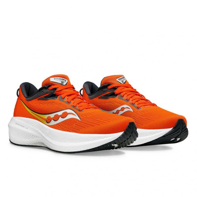 Orange Men's Saucony Triumph 21 Running Shoes | MALAYSIA-XYOH