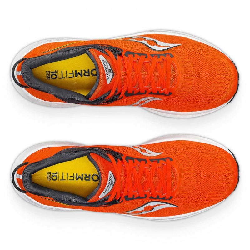 Orange Men's Saucony Triumph 21 Running Shoes | MALAYSIA-XYOH