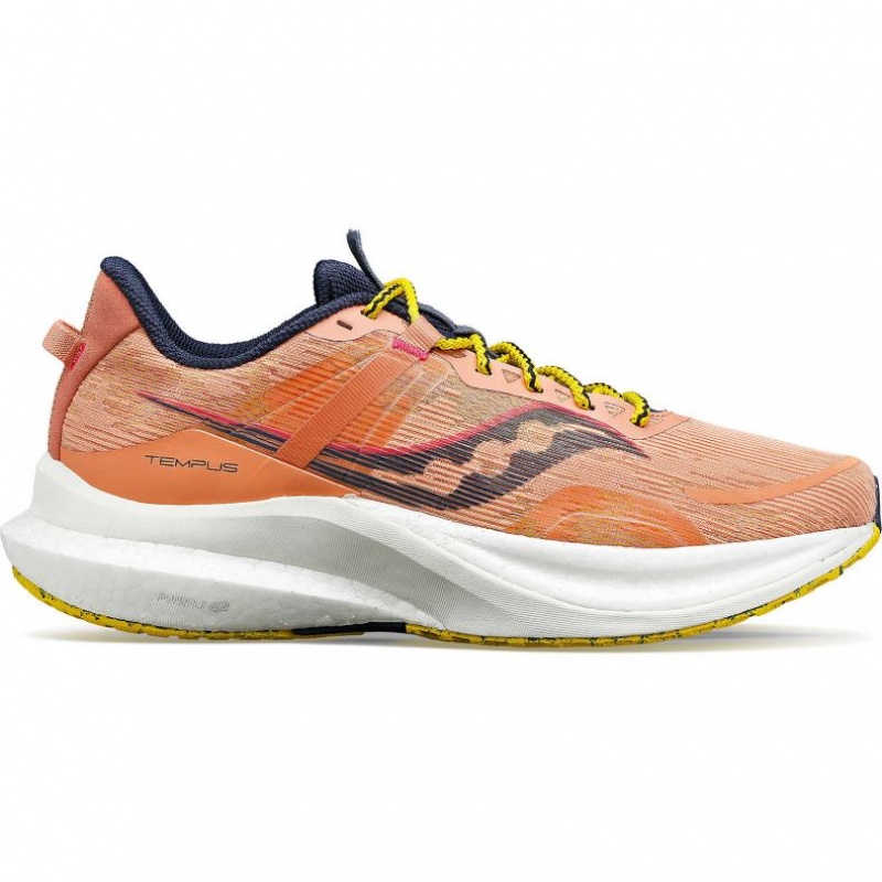 Orange Women\'s Saucony Tempus Running Shoes | MALAYSIA-ERIY