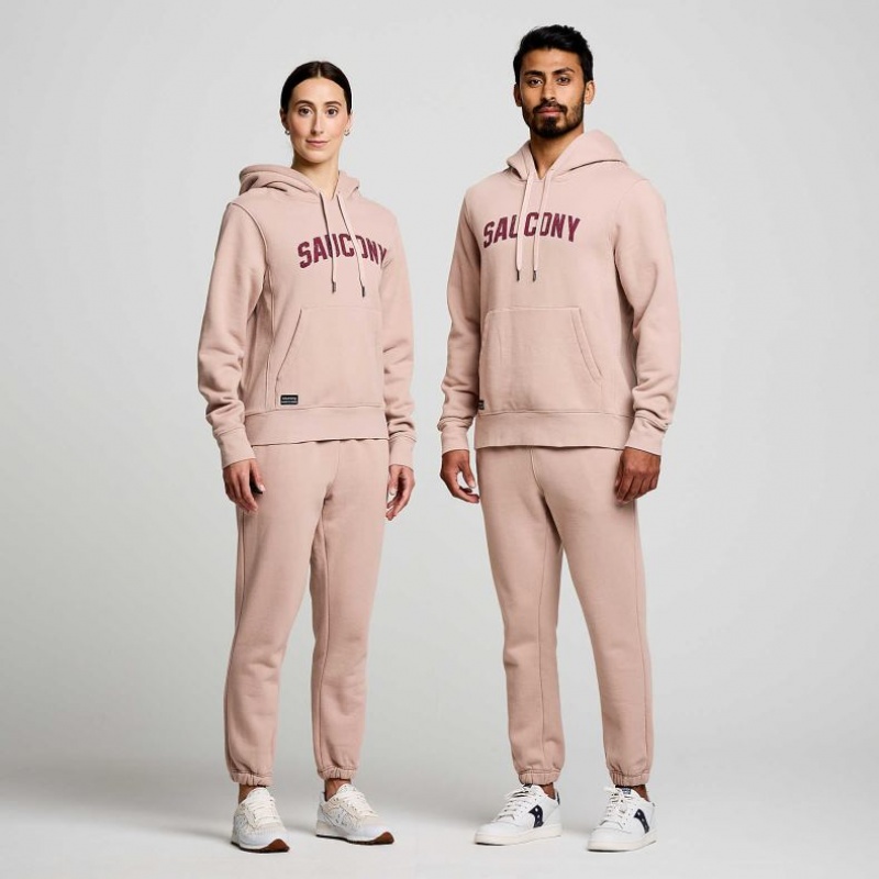 Pink Men's Saucony Recovery Hoodie | MALAYSIA-PGWB