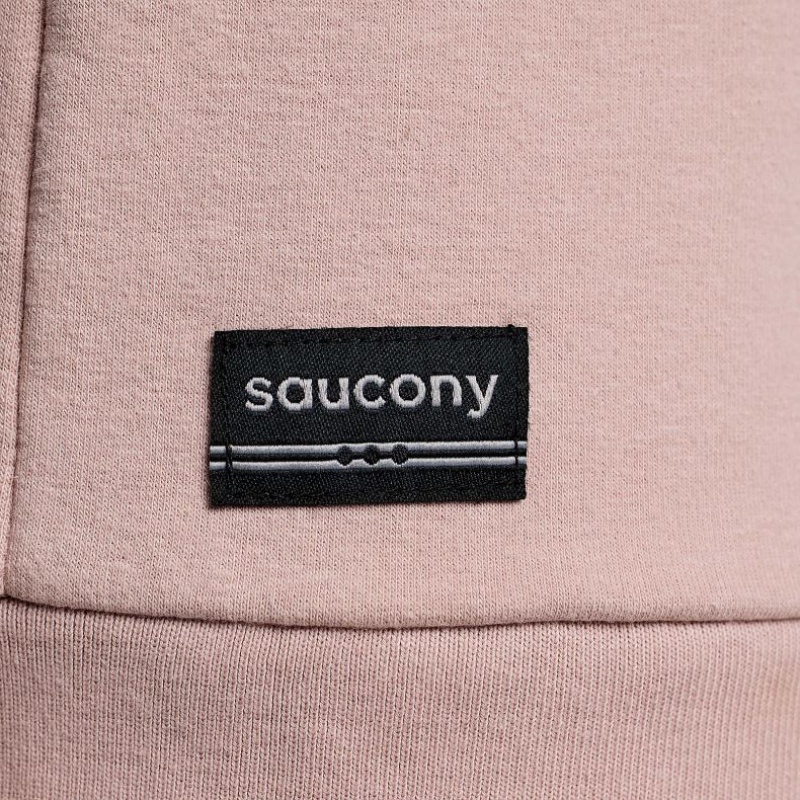 Pink Women's Saucony Recovery Zip Tunic Hoodie | MALAYSIA-DVJX