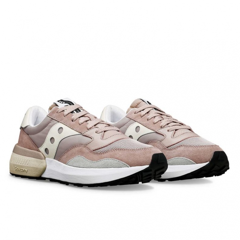 Pink / Cream Men's Saucony Jazz NXT Sneakers | MALAYSIA-QPEW