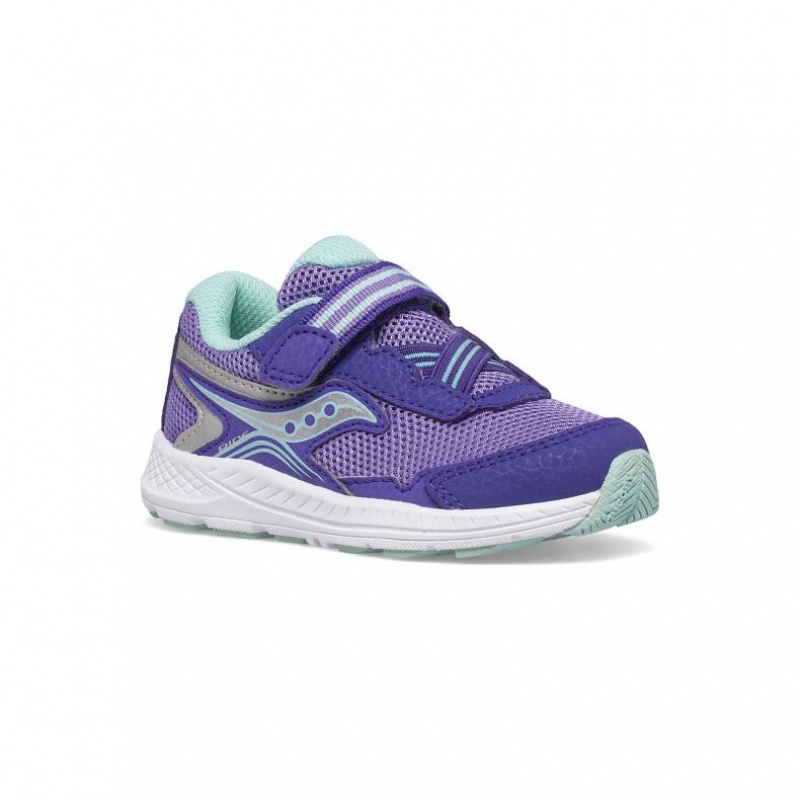 Purple Big Kids' Saucony Ride 10 Jr. Sneakers | MALAYSIA-GNLB