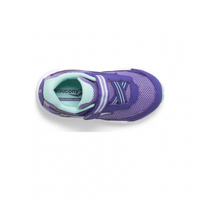 Purple Big Kids' Saucony Ride 10 Jr. Sneakers | MALAYSIA-GNLB