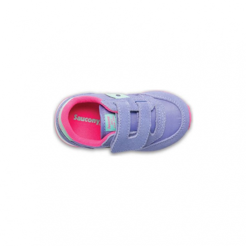 Purple Little Kids' Saucony Baby Jazz Hook & Loop Sneakers | MALAYSIA-OTKD