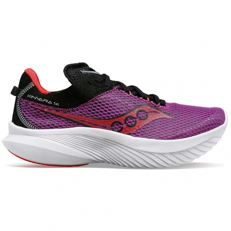 Purple Women\'s Saucony Kinvara 14 Running Shoes | MALAYSIA-MQUG