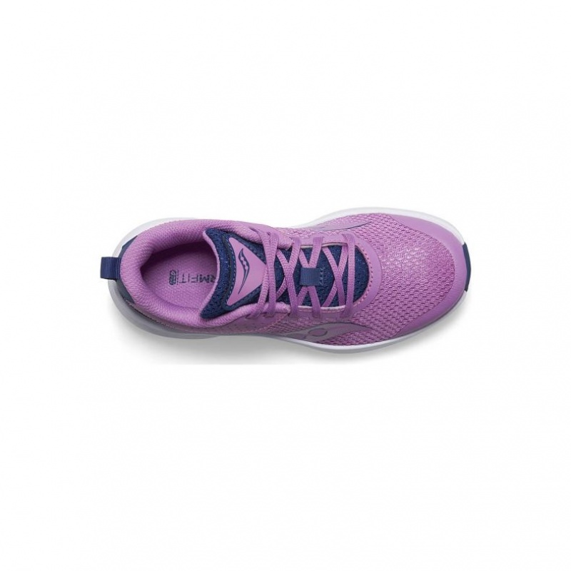 Purple / Indigo Big Kids' Saucony Kinvara 14 Sneakers | MALAYSIA-FXVN