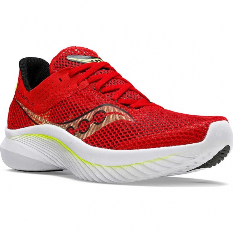 Red Men's Saucony Kinvara 14 Running Shoes | MALAYSIA-QBOD