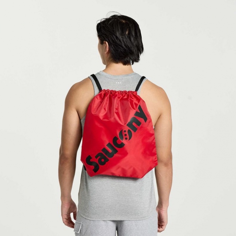 Red Men\'s Saucony String Bag | MALAYSIA-QYHJ