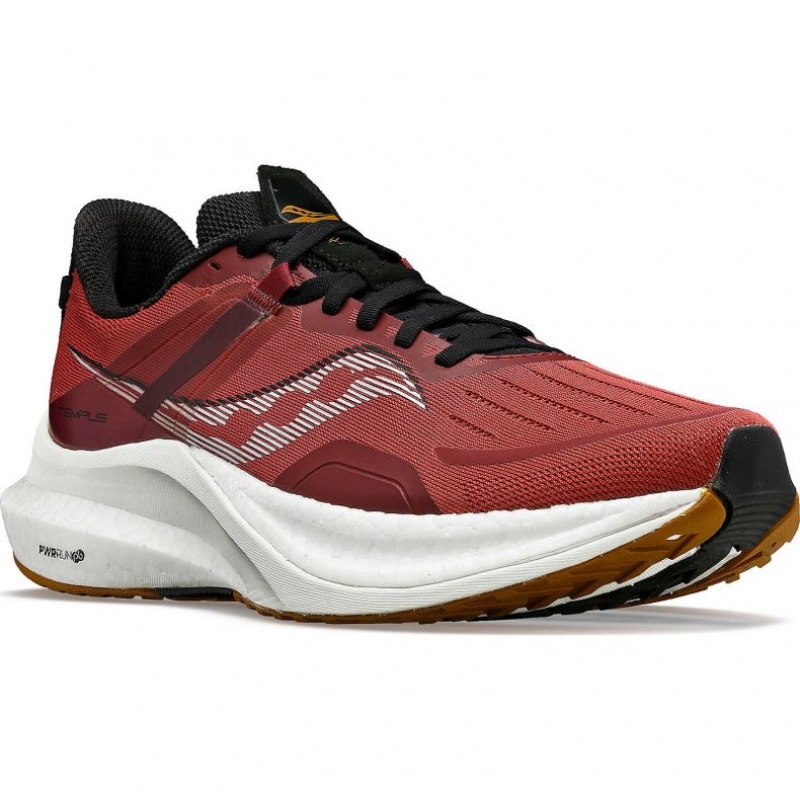 Red Men's Saucony Tempus Running Shoes | MALAYSIA-OCLQ