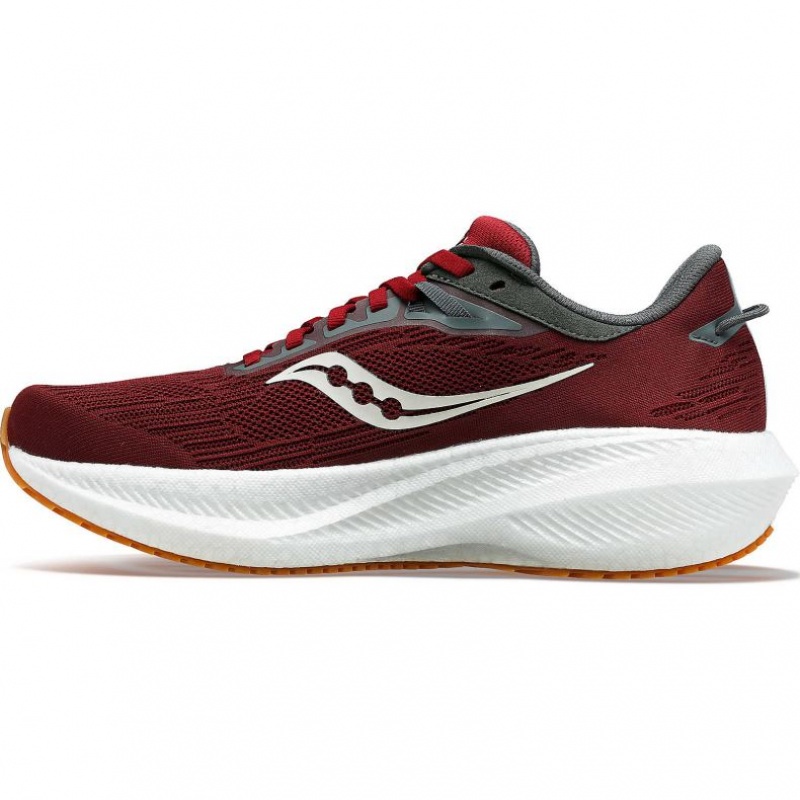 Red Men's Saucony Triumph 21 Running Shoes | MALAYSIA-ZCXT