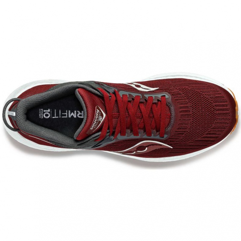 Red Men's Saucony Triumph 21 Running Shoes | MALAYSIA-ZCXT