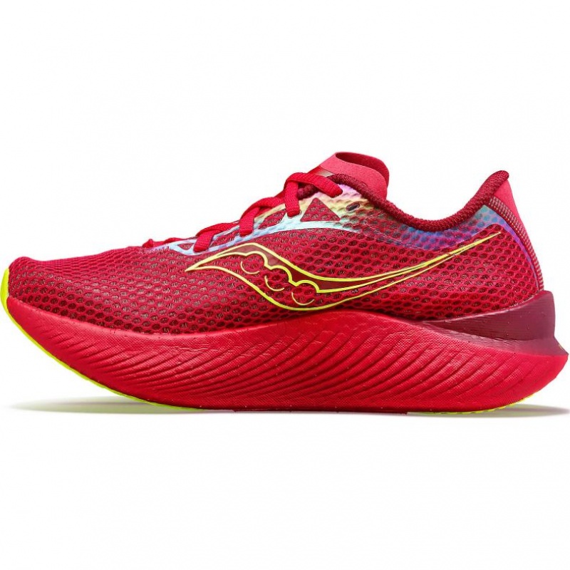 Red Women's Saucony Endorphin Pro 3 Running Shoes | MALAYSIA-DYFQ