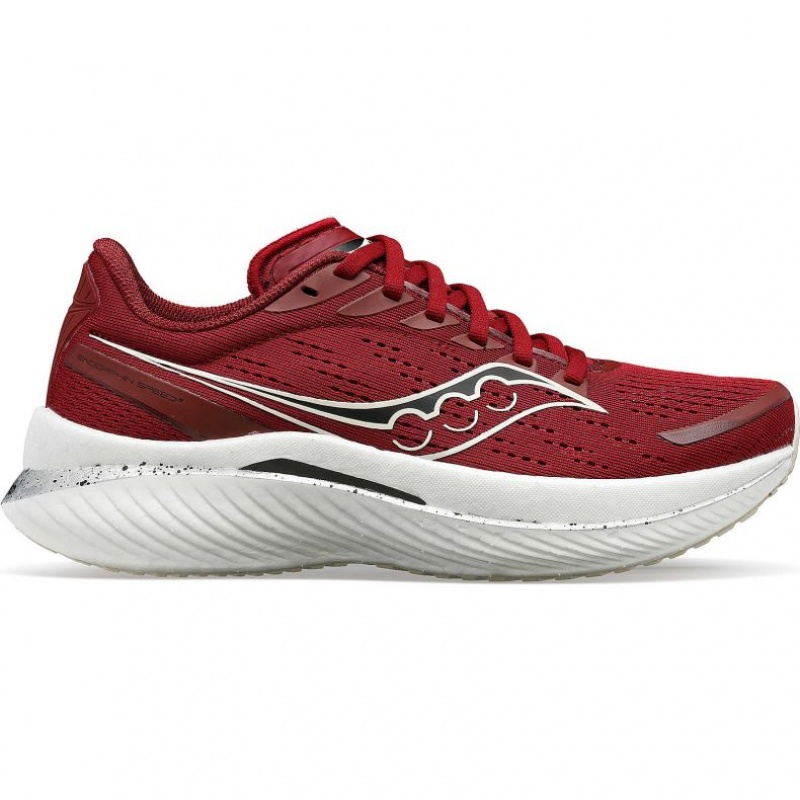 Red Women\'s Saucony Endorphin Speed 3 Running Shoes | MALAYSIA-NPET