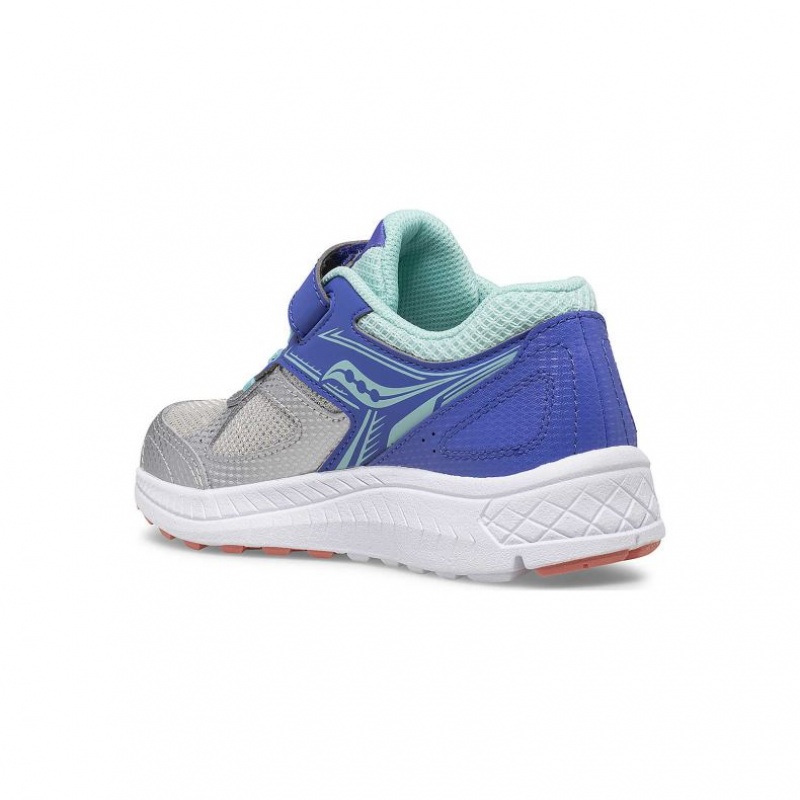 Silver Big Kids' Saucony Cohesion 14 A/C Sneakers | MALAYSIA-NPWF