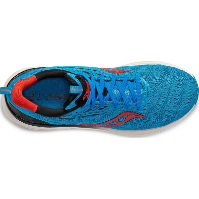 Turquoise Men's Saucony Echelon 9 Running Shoes | MALAYSIA-GCAS