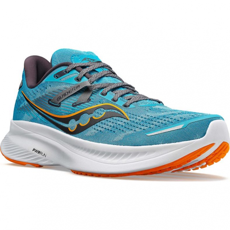 Turquoise Men's Saucony Guide 16 Running Shoes | MALAYSIA-SCEQ