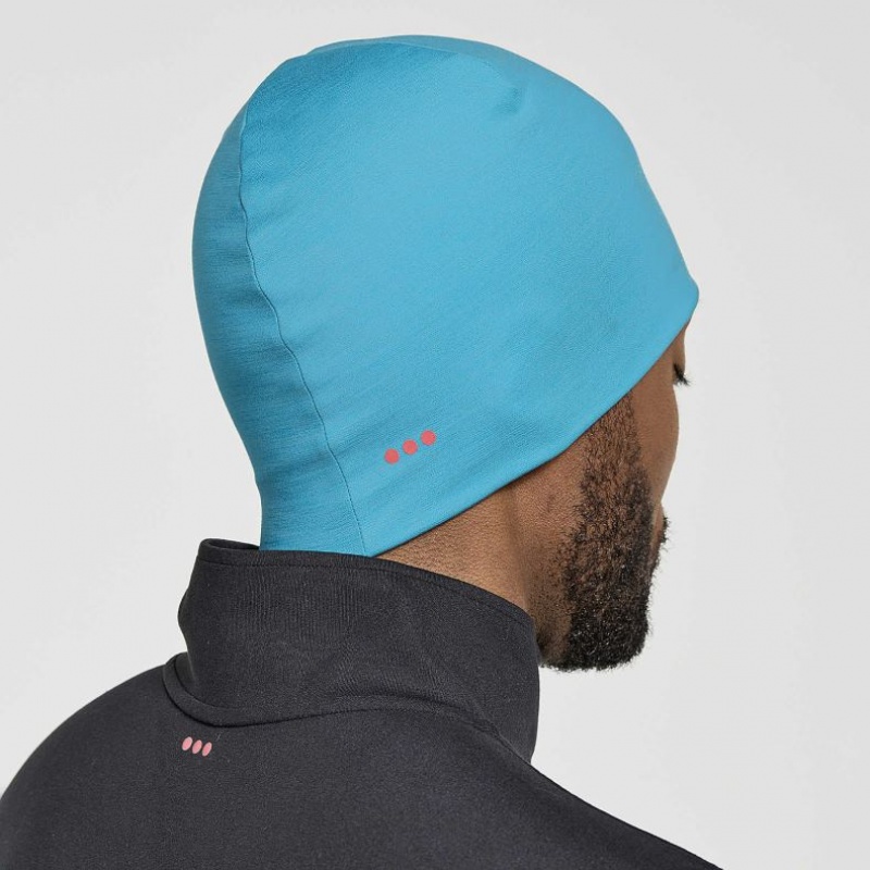 Turquoise Men's Saucony Solstice Beanie | MALAYSIA-WXGH