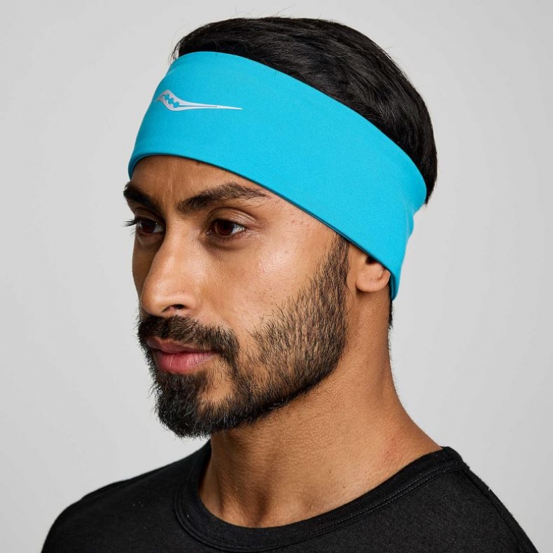 Turquoise Men\'s Saucony Solstice Headband | MALAYSIA-JRNY