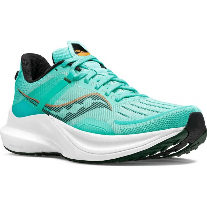 Turquoise Men's Saucony Tempus Running Shoes | MALAYSIA-PVCE