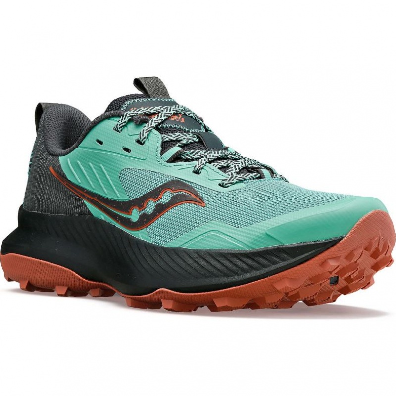 Turquoise Women's Saucony Blaze TR Trail Running Shoes | MALAYSIA-OQWE