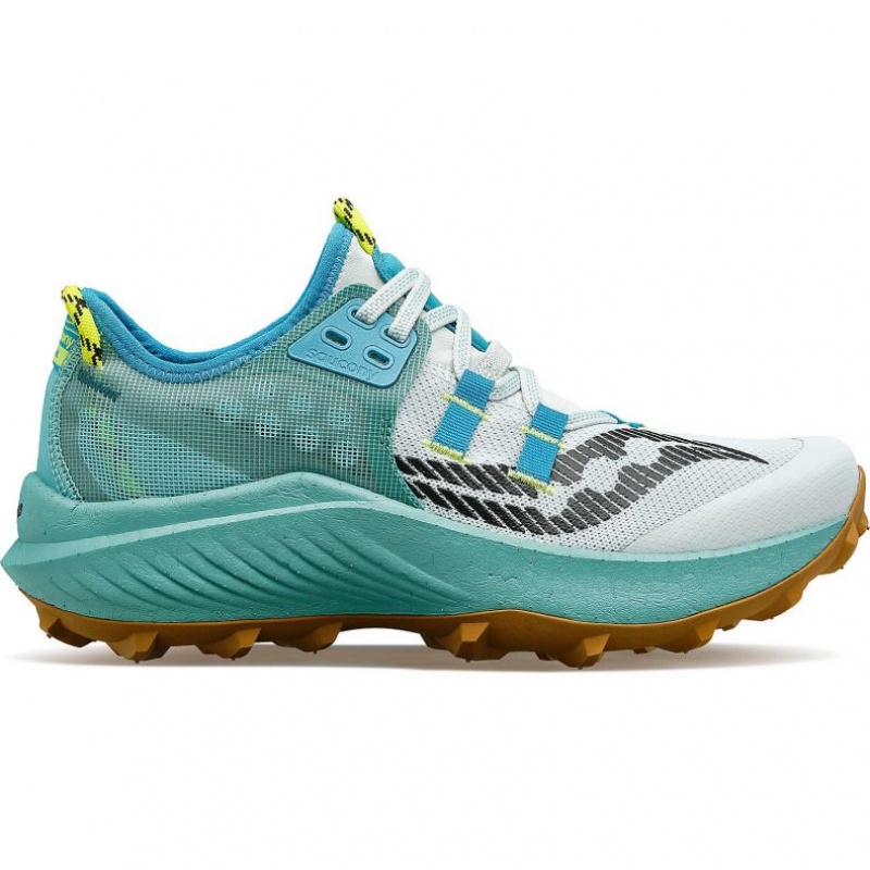 Turquoise Women\'s Saucony Endorphin Rift Trail Running Shoes | MALAYSIA-GUFP