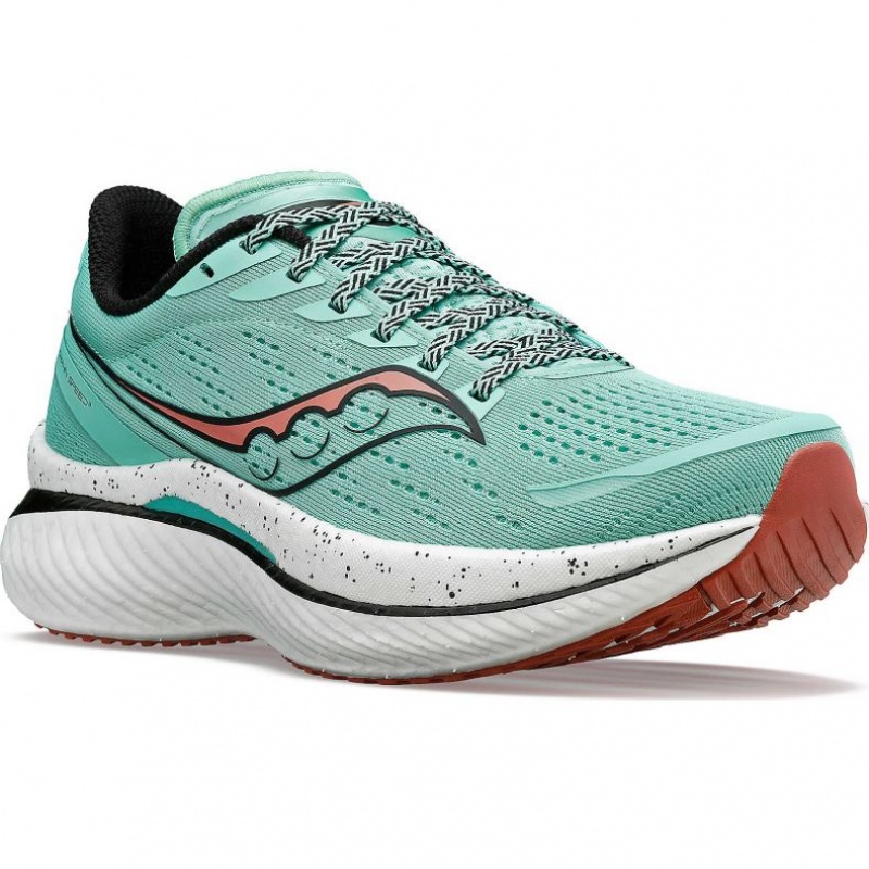 Turquoise Women's Saucony Endorphin Speed 3 Running Shoes | MALAYSIA-TFRV