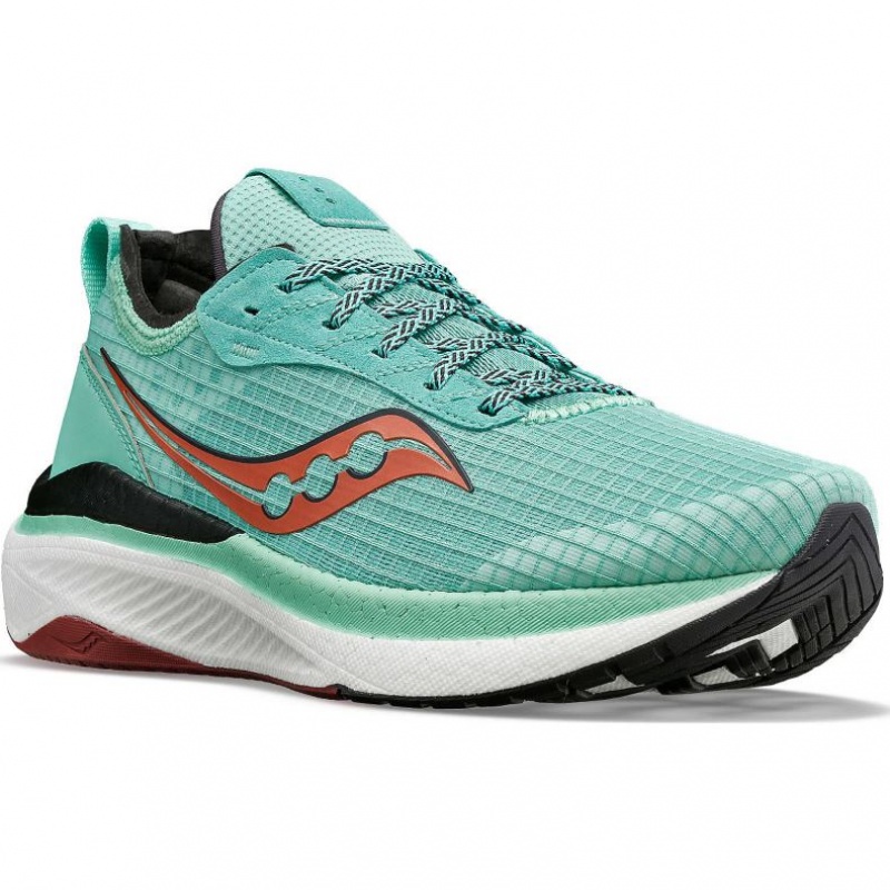 Turquoise Women's Saucony Freedom Crossport Running Shoes | MALAYSIA-LAMC