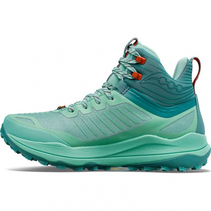 Turquoise Women's Saucony Ultra Ridge GTX Trail Running Shoes | MALAYSIA-SNGH