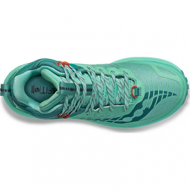 Turquoise Women's Saucony Ultra Ridge GTX Trail Running Shoes | MALAYSIA-SNGH