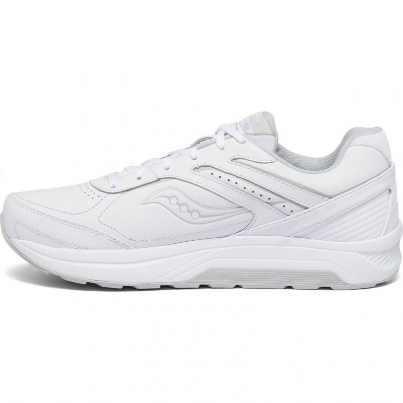 White Men's Saucony Echelon Walker 3 Extra Wide Running Shoes | MALAYSIA-MXPO